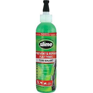 Slime 10015 Rad Schlauchreparatur-Dichtmittel, Verhindern und Reparieren, Geeignet für alle Fahrräder, mit Aufhänger, Ungiftig, Umweltfreundlich, 237-ml-Flasche (8 oz)