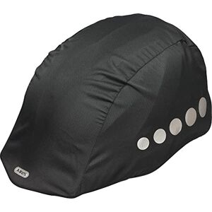 ABUS Regenkappe für Helme Regenschutz mit dekorativen Reflektoren und Gummizug wasserabweisend – Schwarz