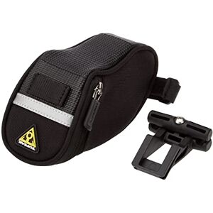 TOPEAK Satteltasche Aero Wedge Pack Large mit Quick Click und Riemen, schwarz, 21 x 12.5 x 14 cm, 1.9 Liter, TC2253B