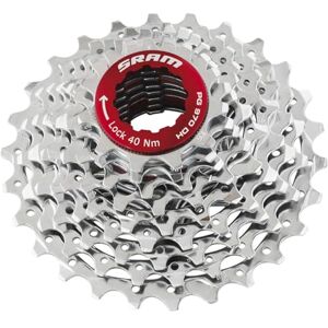 Sram Cassettes Kassette und Ritzel PG-970 Road Zahnkranz, Satin Verchromt, 17 x 17 x 6 cm