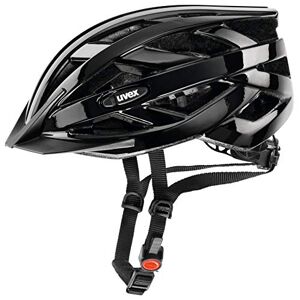 Uvex adult I-Vo bicycle helmet, black, 56-60 cm