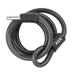 AXA RLD Plug In-Kabel ,Länge 180cm. Kabeldurchmesser 12mm. Einrastbolzen 10mm dick,Schwarz