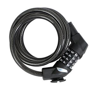 Fischer 85906 Spiral Lock Numbers, Length: 120 cm, Black