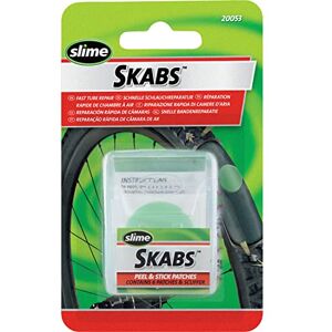 Slime 20053 Bike Skabs Patch Kit for Bike Tube Puncture Repair, Contains 6 Patches and a Metal Scuffer