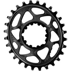 absoluteBLACK Oval klinge - Sram - Direct mount - Offset 6 mm - 28 tænder - Sort