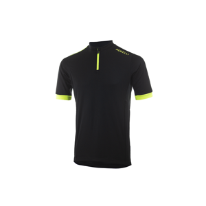 Rogelli Core Cykeltrøje, Black/fluor, Large - Mand - Sort