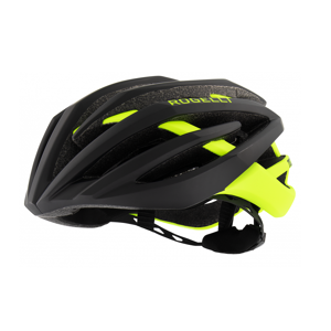 Rogelli Tecta Cykelhjelm, Black/fluor, S/m (54-58cm) - Sort - Cykelhjelm Voksen