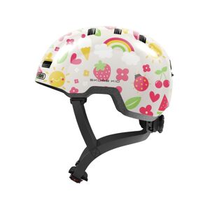 Abus Skurb Kid Cykelhjelm, Cream Summer, S/45-50cm - Hvid - Cykelhjelm Børn