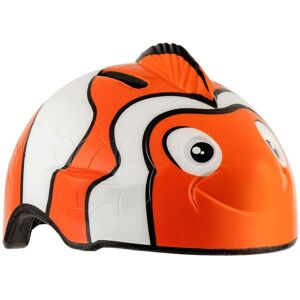 Crazy Safety Børnecykelhjelm, Clown Fish, S/49-55cm - Orange - Cykelhjelm Børn