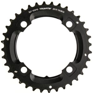 Sram 2x10-Speed Klinge, 36t - Sort