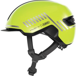 Abus Hud-Y Cykelhjelm, Signal Yellow, M/54-58cm - Gul - Cykelhjelm Voksen