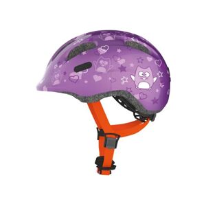 Abus Smiley 2.0 Cykelhjelm, Purple Star, 45-50 Cm - Lilla - Cykelhjelm Børn
