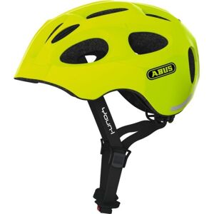 Abus Youn-I Cykelhjelm, Neon Yellow, Medium (52-57 Cm) - Gul - Cykelhjelm Børn