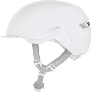 Abus Hud-Y Cykelhjelm, Pure White, L/57-61cm - Hvid - Cykelhjelm Voksen