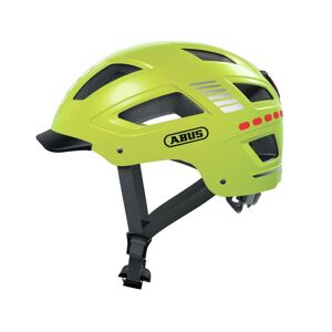 Abus Hyban 2.0 Led Cykelhjelm, Signal Yellow, Xl/58-63cm - Gul - Cykelhjelm Voksen