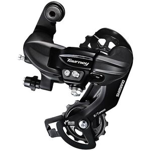 Shimano Tourney Ty300 6/7-Speed Bagskifter, Max 34t - Sort