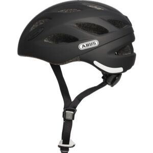 Abus Lane-U Cykelhjelm, Velvet Black, M/52-57cm - Sort - Cykelhjelm Voksen