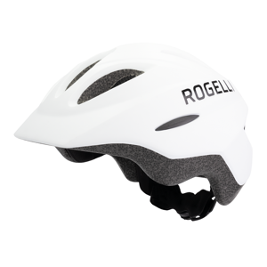 Rogelli Start Børnecykelhjelm, White/black, M/52-56 Cm - Hvid - Cykelhjelm Børn