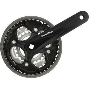 Sunrace Junior 7/8-Speed Kranksæt, 152mm - Sort