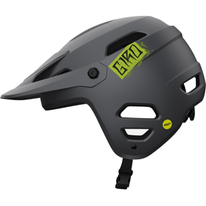 Giro Tyrant Spherical Mips Cykelhjelm, Matte Metallic Black/ano Lime, M/55-59cm - Sort - Mtb Hjelm -