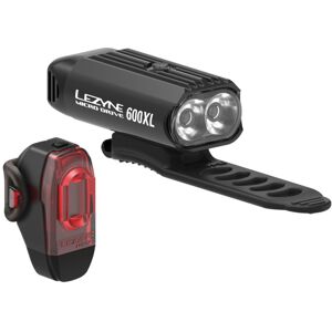 Lezyne Micro Drive / Ktv Lygtesæt, 600/10 Lumen - Cykellygte