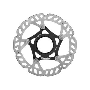 Swissstop Catalyst Bremseskive, 140mm - Sort / Sølv