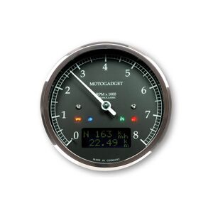 motogadget Motoscope klassiske rev counter DarkEdition -8.000 rpm