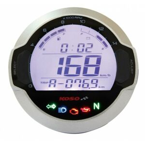 KOSO Digital Meter LCD mutlifunctions KOSO DL-03S GP Universal Round Style