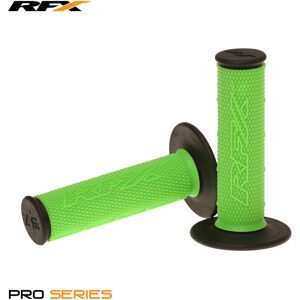 RFX Par to-komponent håndtag Pro Series sorte ender (grøn/sort) Par