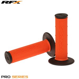 RFX Par to-komponent håndtag Pro Series sorte ender (orange/sort)