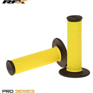 RFX Par to-komponent håndtag Pro Series sorte ender (gul/sort)