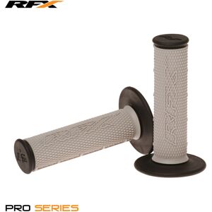 RFX Par to-komponent håndtag Pro Series sorte ender (grå / sort)