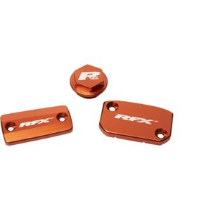 RFX Sæt med brændstofdæksler Pro (orange) - KTM SX/SXF (Brembo bremse og Magura kobling)