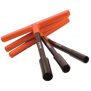 RFX Sæt med taster i T Pro (sort/orange) standardfodaftryk med gummihåndtag - 8mm/10mm/13mm til KTM og Husqvarna