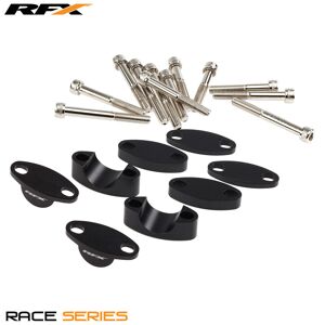 RFX Race styr riser kit 28,6 mm (sort) universal stigrør 25 mm/30 mm/35 mm/40 mm