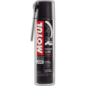 MOTUL MC CARE C2+ CHAIN LUBE ROAD, hvid, syntetisk kædespray med PTFE-additiver, 400ML