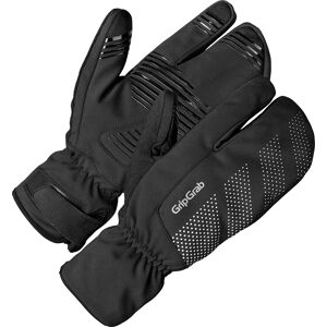 Gripgrab Ride Windproof Deep Winter Lobster Gloves Black XS, Black