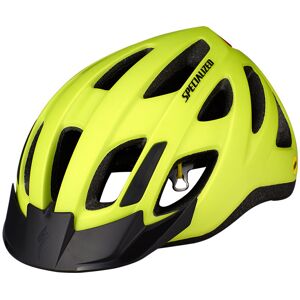 Specialized Centro LED MIPS - Cykelhjelm med Lys (Hyper Green, Adult 56-60)