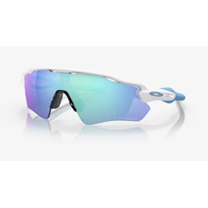 Oakley -  Radar EV Path Prizm Sapphire / Polished White (Med Blå Gummistænger)