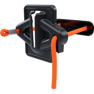 Skipper Soporte de imán / de cable, para barrera de cinta, negro / naranja