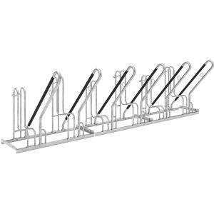 kaiserkraft Aparcabicicletas, modelo 4700 XBF, por un lado, 6 plazas