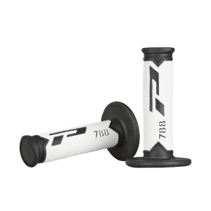 Progrip Puños de Cross  Triple Densidad Negro/Blanco