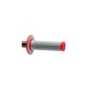 Puños Renthal Mx / Enduro Mx Dual Compound Grips Taperojo Rojo H/Waff Color: Gri