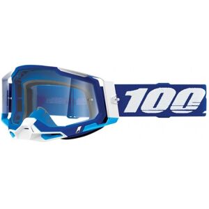 Máscara 100% Racecraft 2 Azul Lentes Clear  26012893