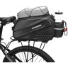 TOMTOP JMS Aomiun Bolsa de asiento trasero multifuncional para bicicleta, 10L, resistente al agua, para ciclismo, bolsa de carga para maletero