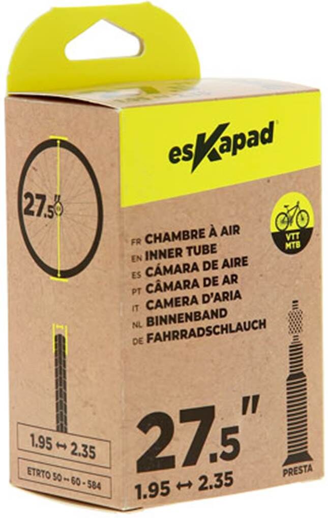 ESKAPAD Cámara de aire 27,5 pulgadas 1,95-2,35  presta