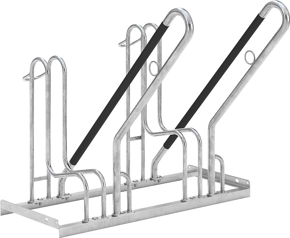 kaiserkraft Aparcabicicletas, modelo 4700 XBF, por un lado, 2 plazas