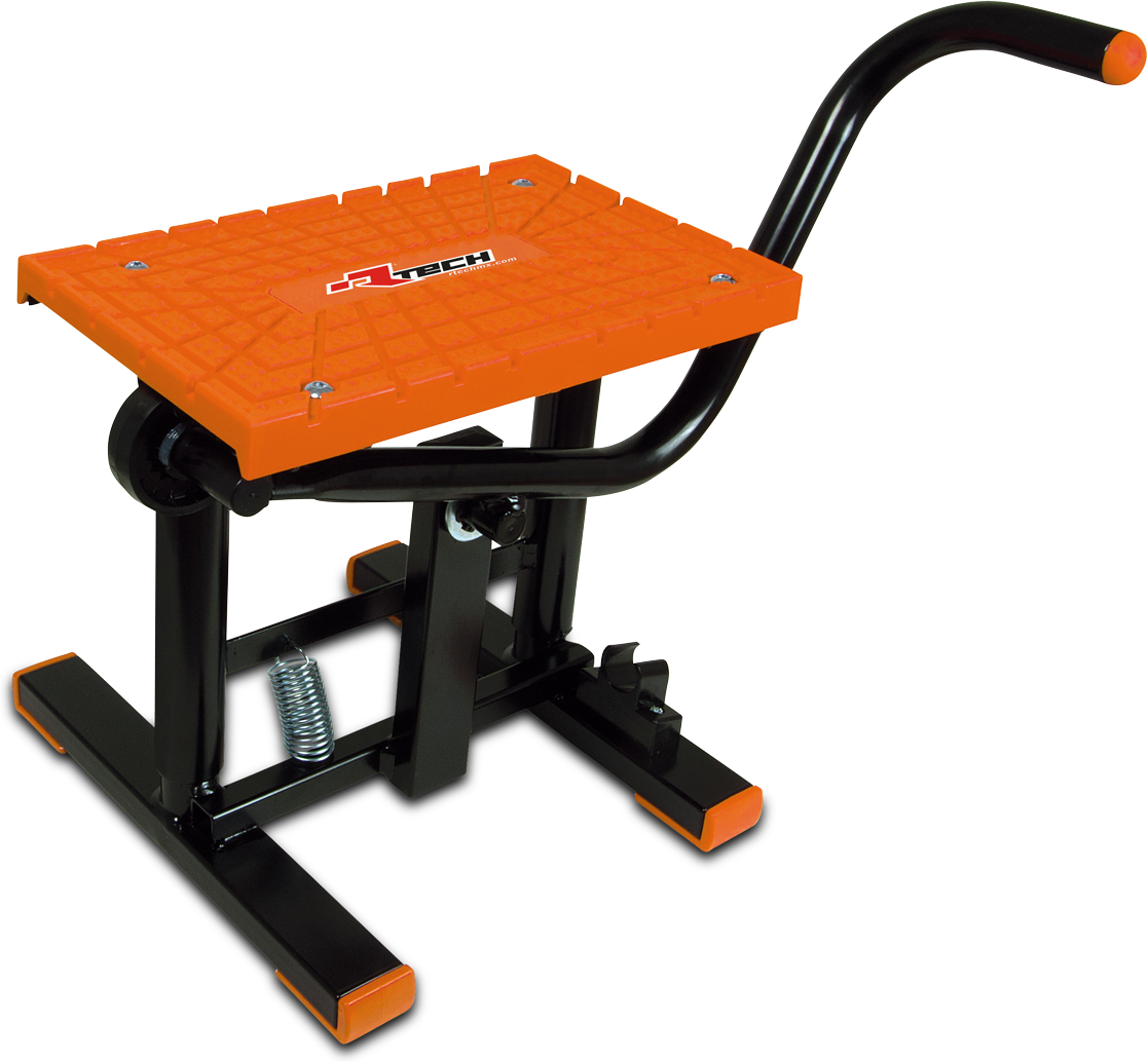 Rtech Caballete Elevador de Pie  Negro/Naranja