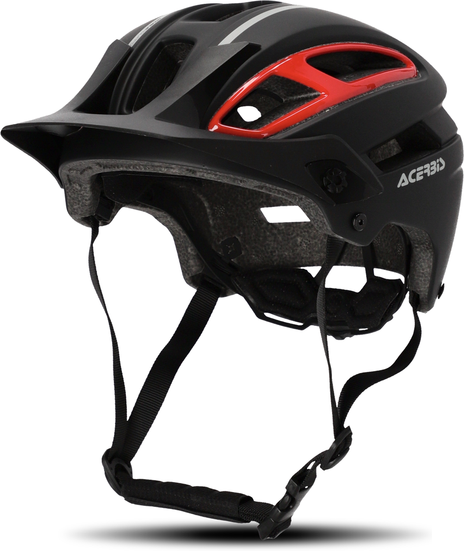 Acerbis Casco de MTB  Double P Negro-Rojo