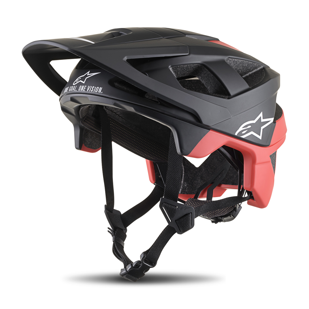 Alpinestars Casco de MTB  Vector Pro Atom Mips Negro-Rojo